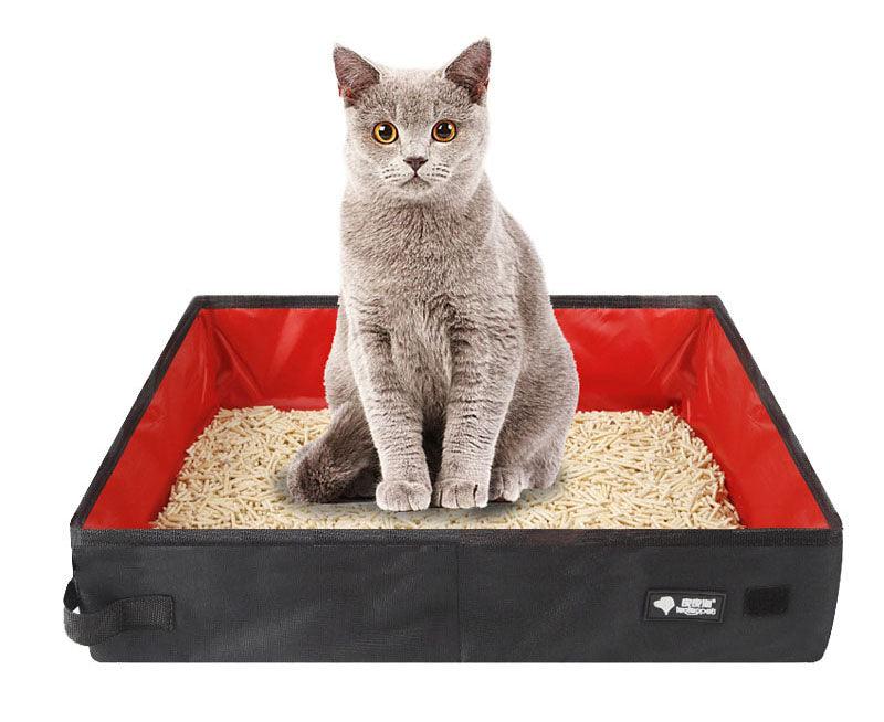 Caixa de Areia Para Gatos - Dobrável e Impermeável - FRETE GRÁTIS - lojarijoyshop