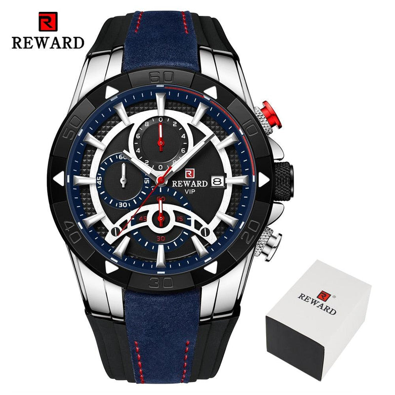 Relógio de Pulso Reward Watch Vip Estilo Luxo Rijoy Shop - FRETE GRÁTIS - lojarijoyshop