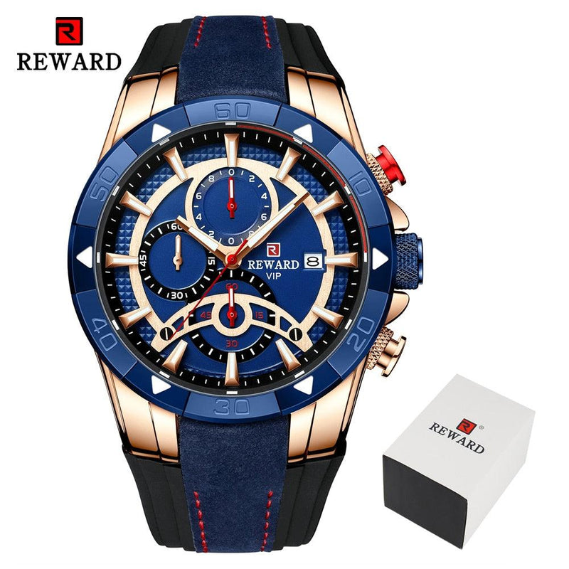 Relógio de Pulso Reward Watch Vip Estilo Luxo Rijoy Shop - FRETE GRÁTIS - lojarijoyshop