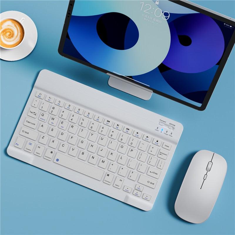 Teclado Sem Fio Bluetooth Para PCs Notebook, Smartphones, Tablet - FRETE GRÁTIS - lojarijoyshop