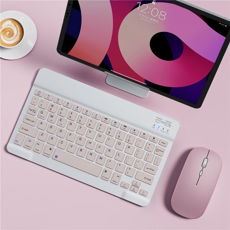 Teclado Sem Fio Bluetooth Para PCs Notebook, Smartphones, Tablet - FRETE GRÁTIS - lojarijoyshop