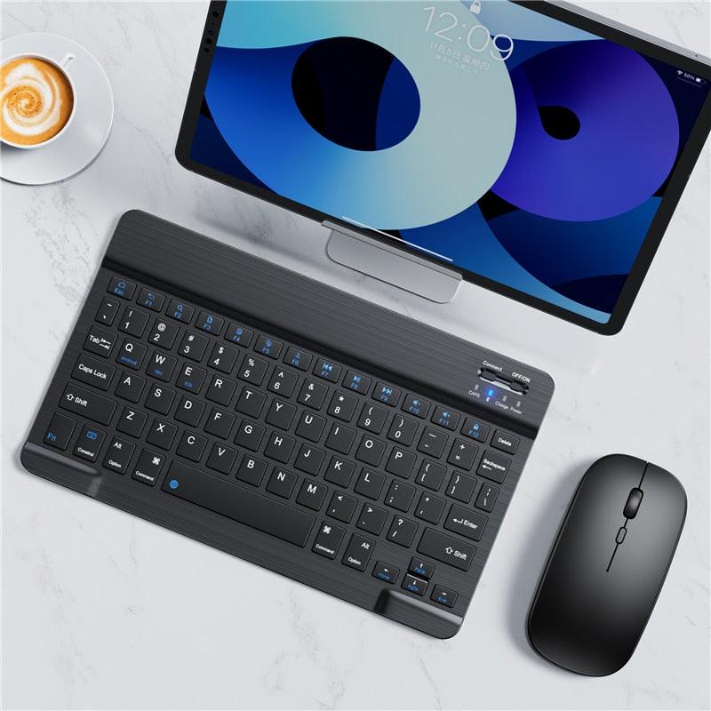 Teclado Sem Fio Bluetooth Para PCs Notebook, Smartphones, Tablet - FRETE GRÁTIS - lojarijoyshop