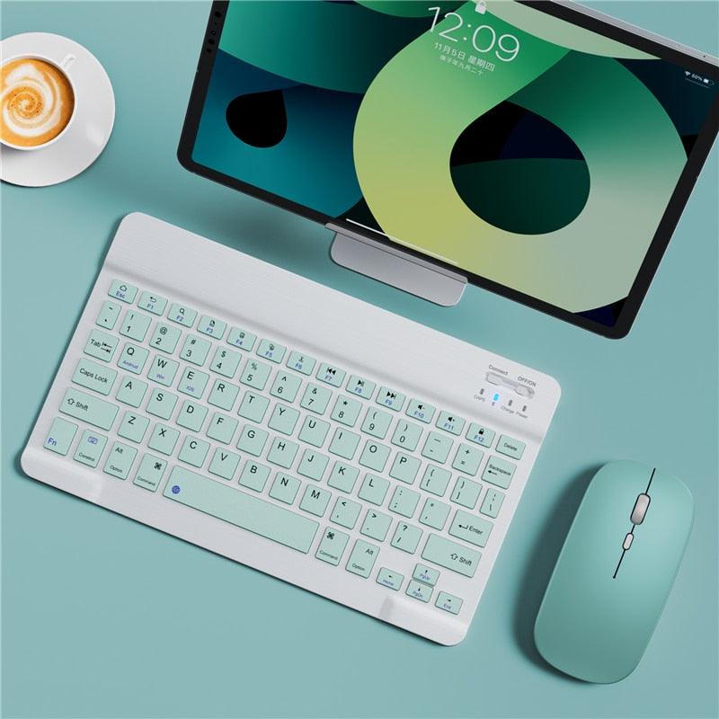 Teclado Sem Fio Bluetooth Para PCs Notebook, Smartphones, Tablet - FRETE GRÁTIS - lojarijoyshop