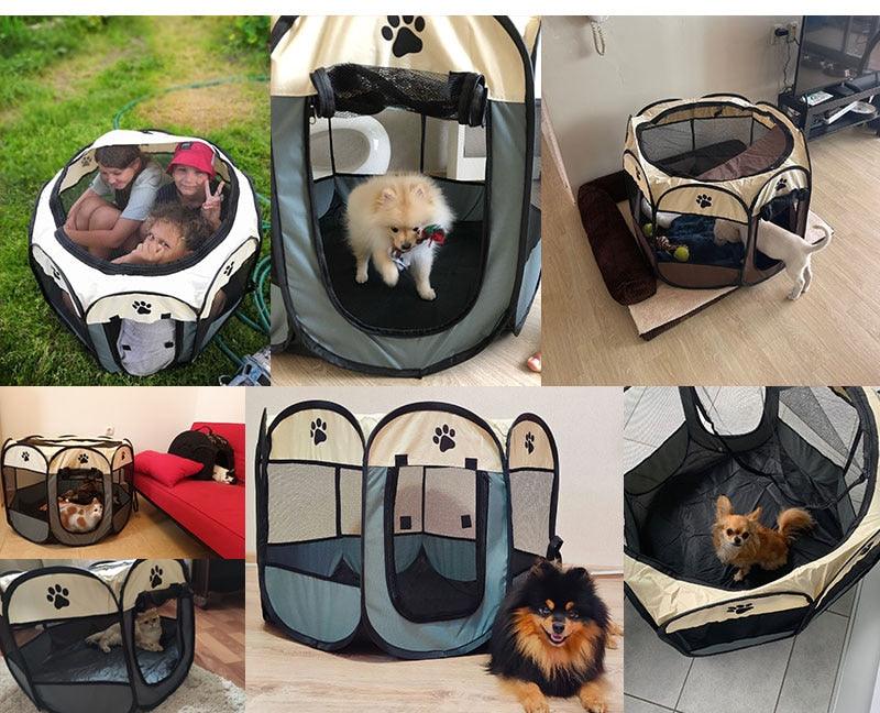 Casinha Portátil Pra Cães e Gatos Pets FRETE GRÁTIS - lojarijoyshop