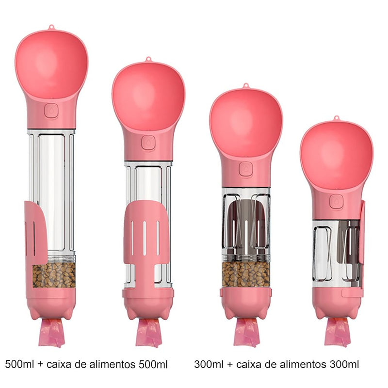 Bebedouro e Comedouro Portátil Para Pets - FRETE GRÁTIS